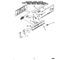 Whirlpool RF396PXYW3 control panel diagram