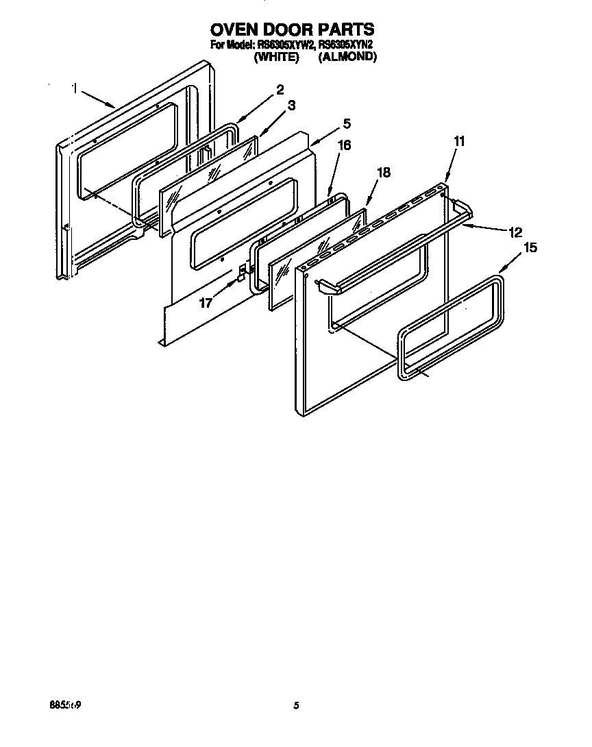 Oven door