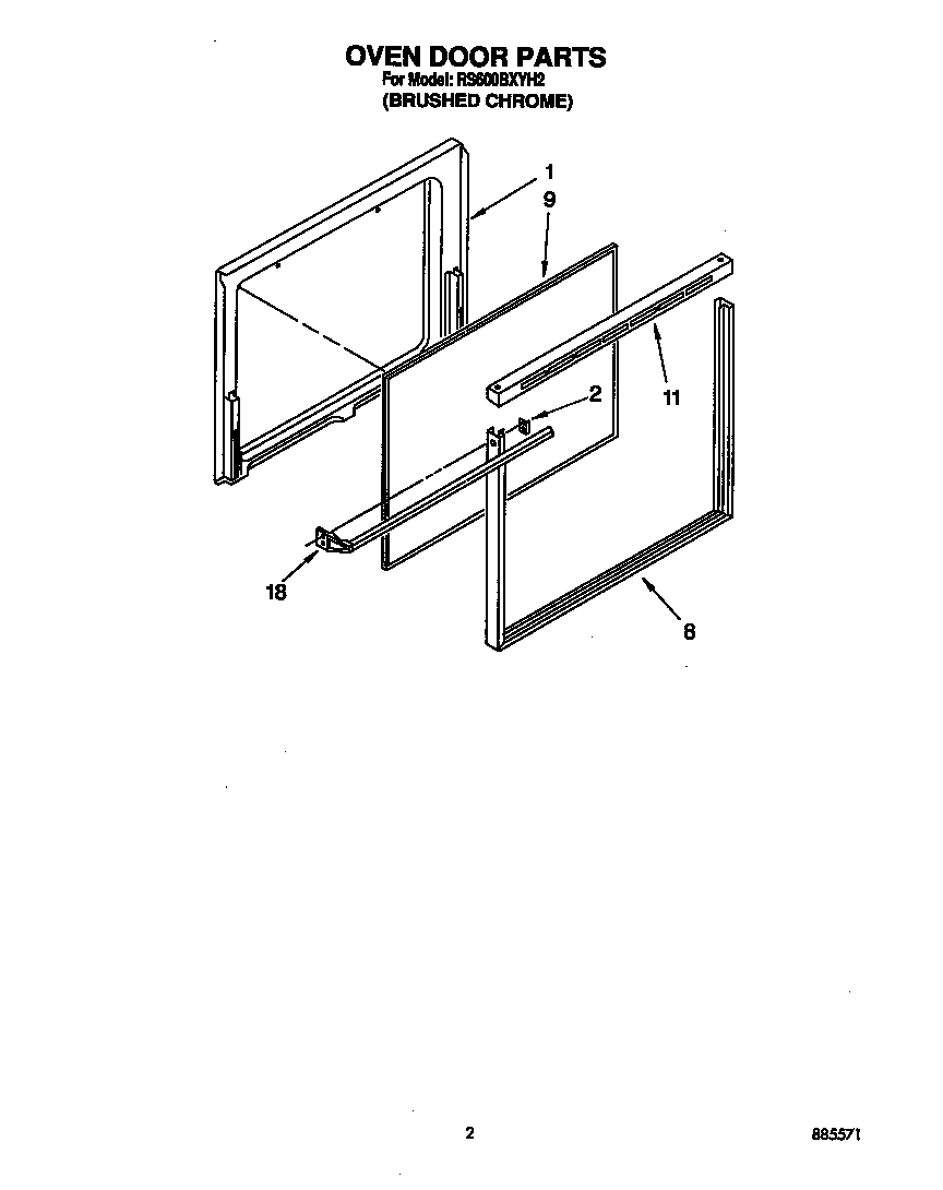 Oven door