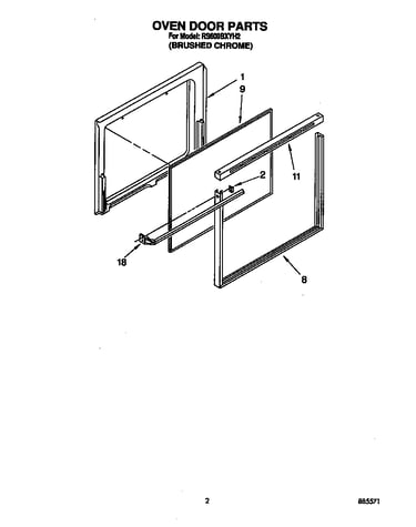 Oven door