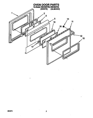 Oven door