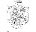 Whirlpool SF310PEAW0 oven diagram