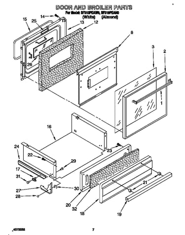 Door and broiler