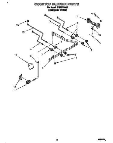 Cooktop burner