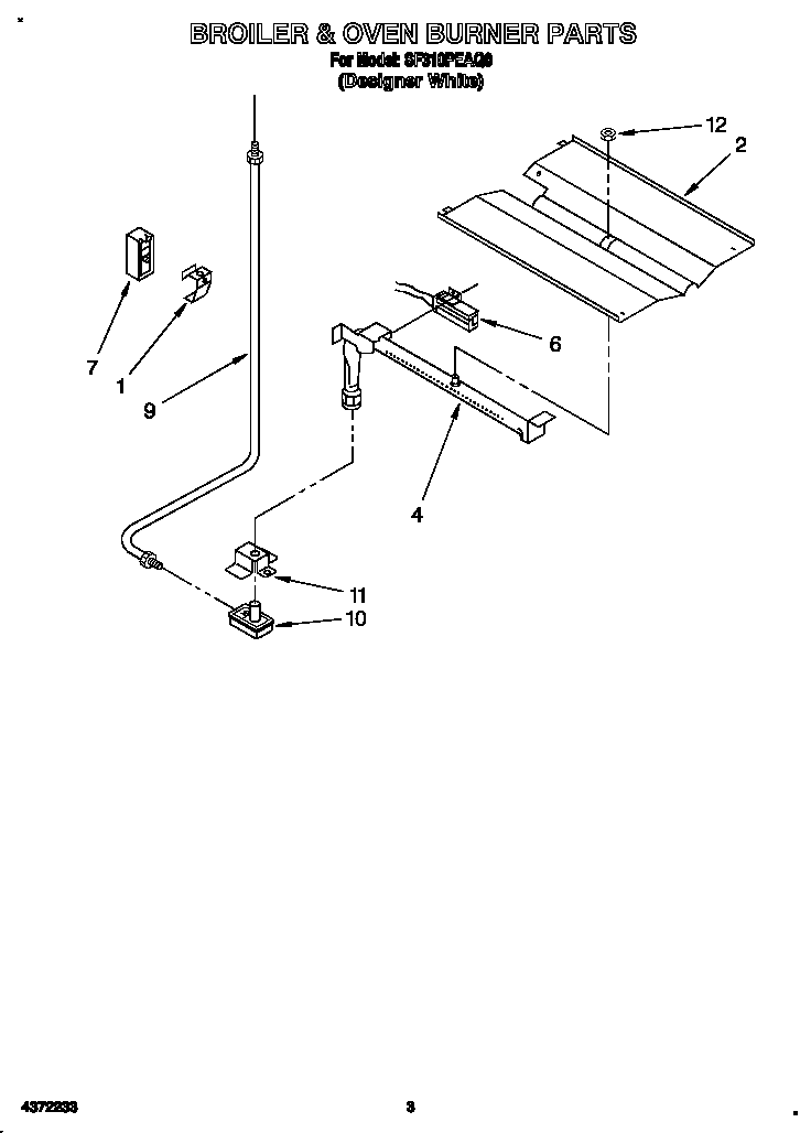 Broiler & oven burner