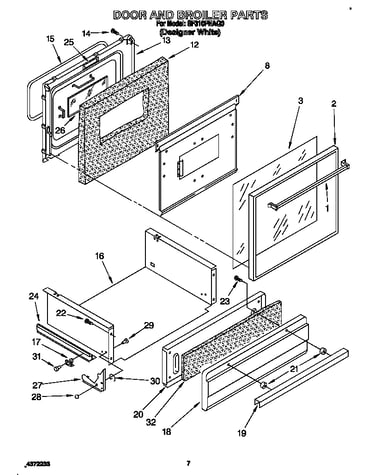 Door and broiler