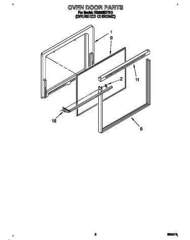 Oven door