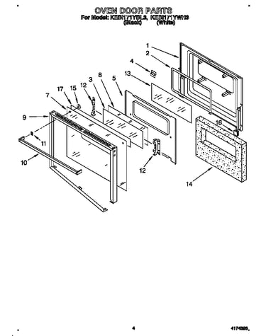 Oven door