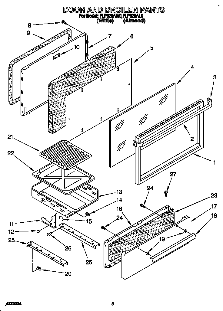 Door and broiler