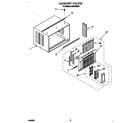 Whirlpool ACE124XY2 cabinet diagram