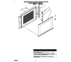 Whirlpool RM980PXYW1 microwave oven door diagram