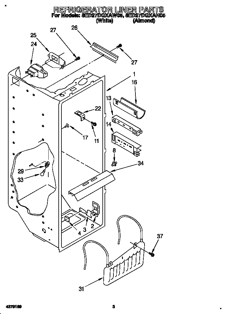 Refrigerator liner