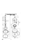 Agitator, basket and tub