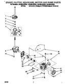 Brake, clutch, gearcase, motor and pump