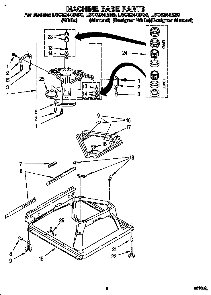 Machine base