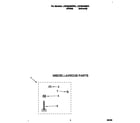 Whirlpool LSP8245BW0 miscellaneous diagram