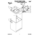 Whirlpool LLC7244BQ0 top and cabinet diagram