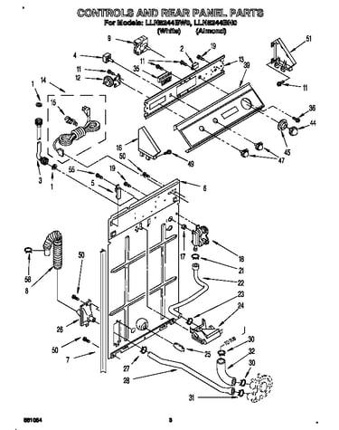 Controls and rear panel