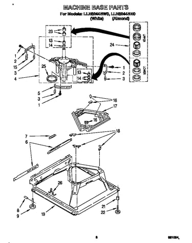 Machine base
