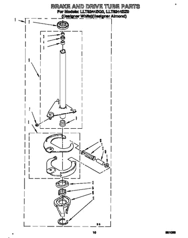 Brake and drive tube