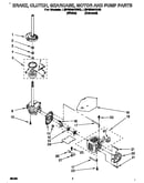 Brake, clutch, gearcase, motor and pump