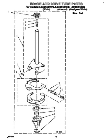 Brake and drive tube