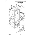 Whirlpool 3VED27DQAW00 refrigerator liner diagram