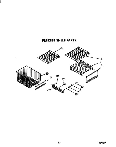Freezer shelf