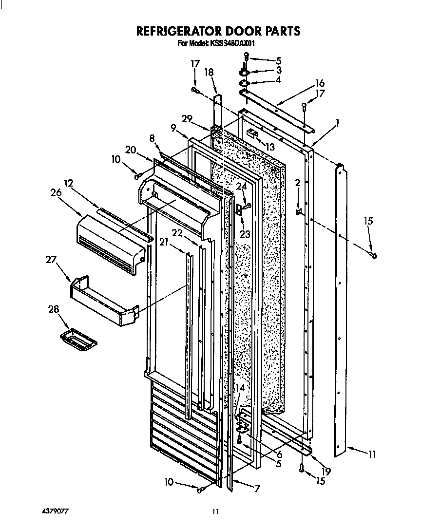 REFRIGERATOR DOOR