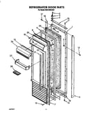 Refrigerator door