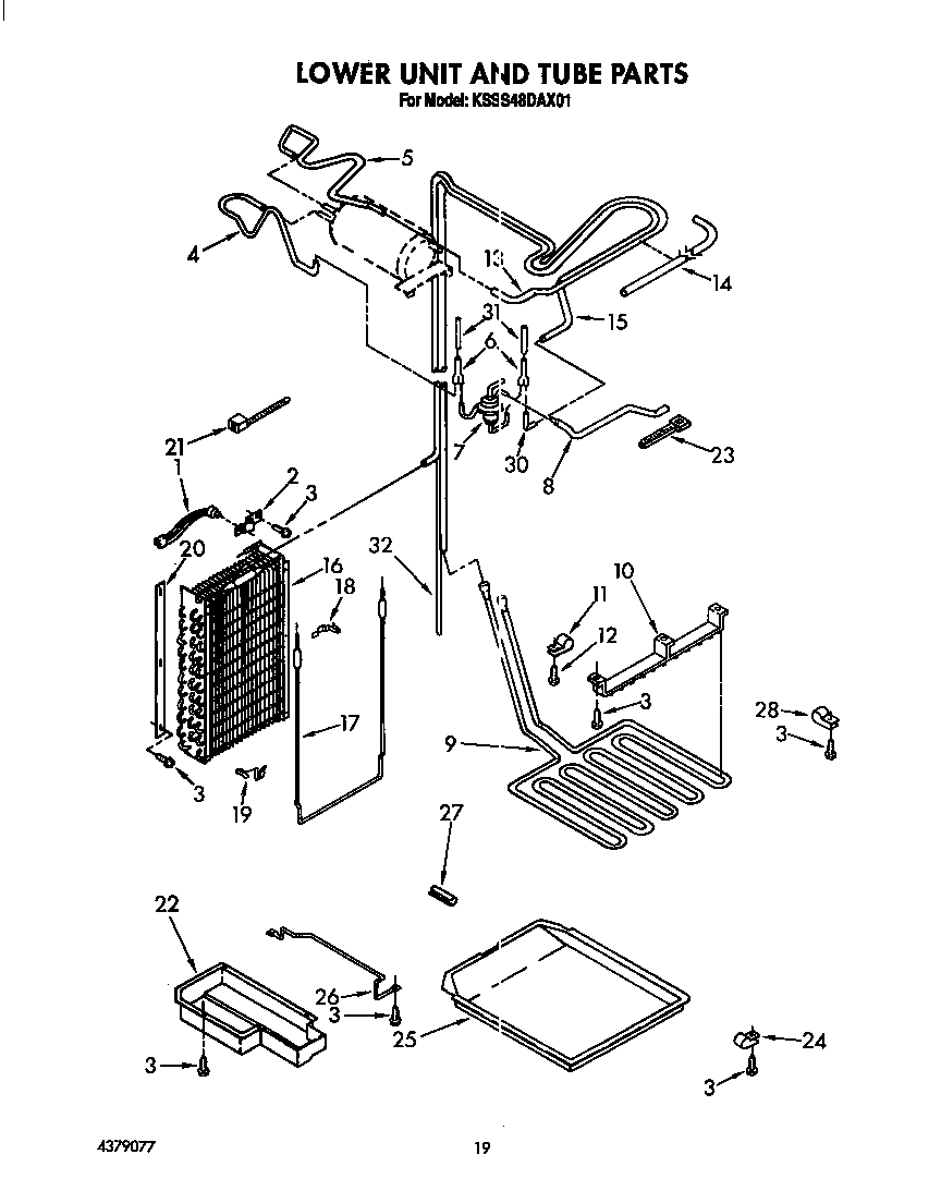 LOWER UNIT AND TUBE