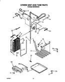Lower unit and tube