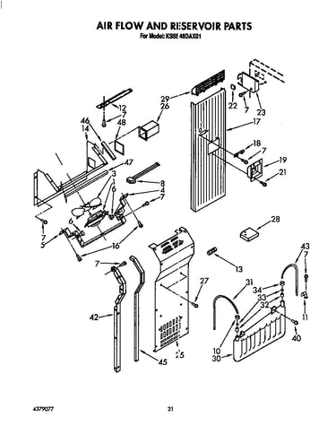 Air flow and reservoir