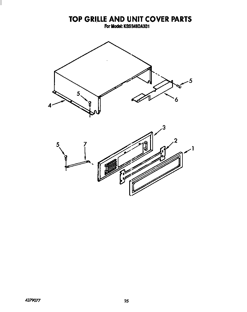 TOP GRILLE AND UNIT COVER