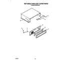 KitchenAid KSSS48DAX01 top grille and unit cover diagram