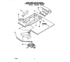 KitchenAid KEBS107YWH2 vent and latch diagram