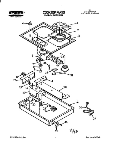 Cooktop parts