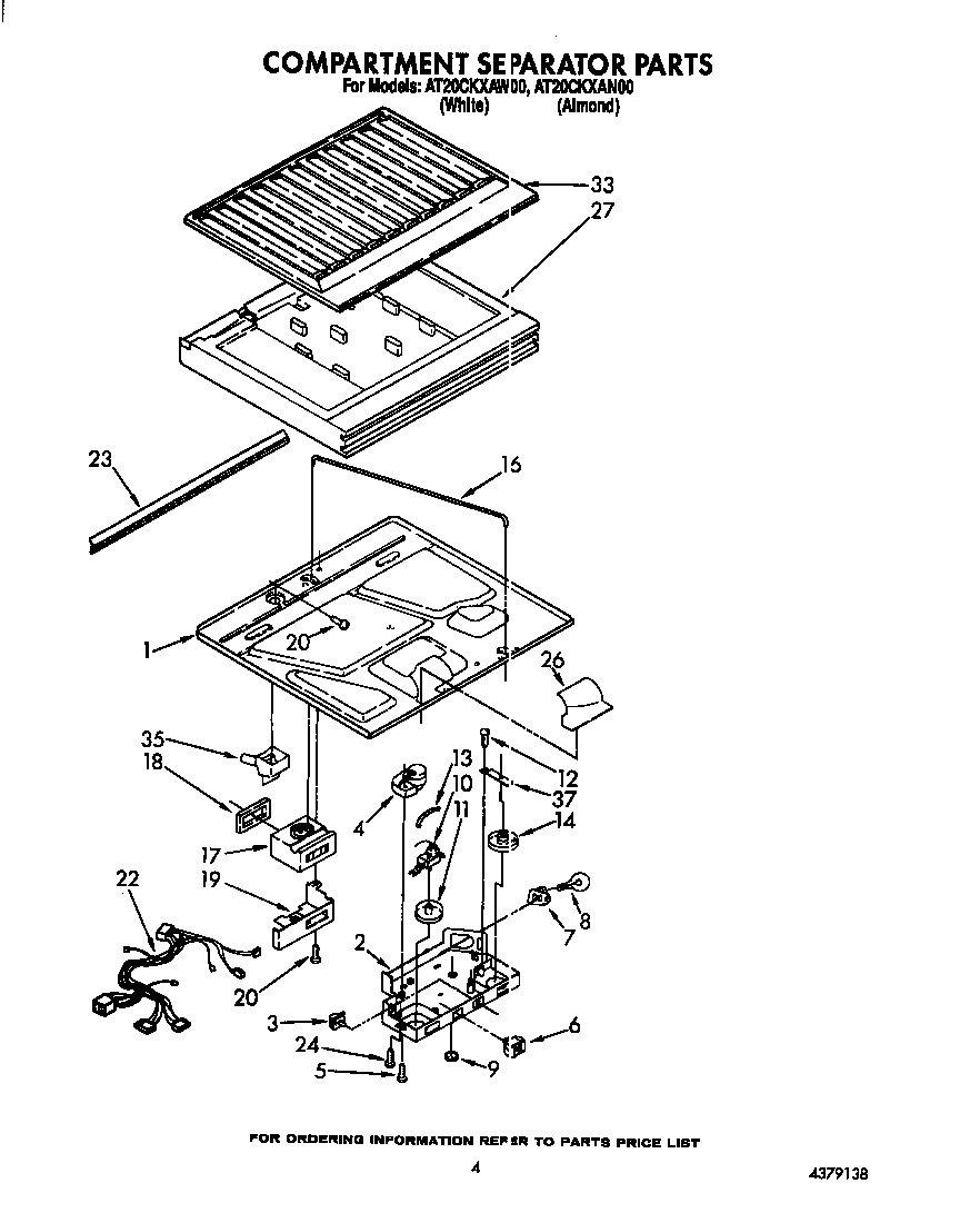 Compartment separator