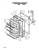Refrigerator door