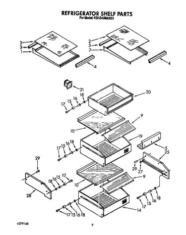 Refrigerator shelf
