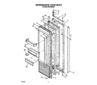 KitchenAid KSSS42MAX03 refrigerator door diagram