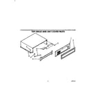 KitchenAid KSSS42DAX03 top grille and unit cover diagram