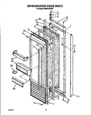 Refrigerator door