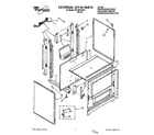 Whirlpool SF330PEWW4 external oven diagram