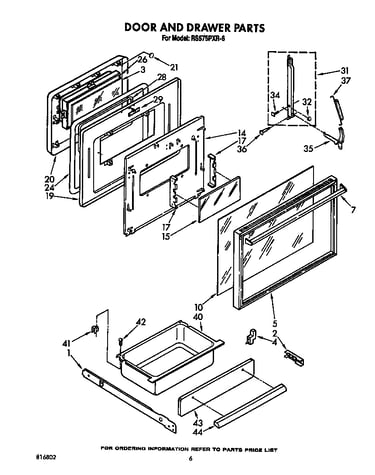 Door and drawer