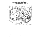 Whirlpool RF366PXYW1 oven unit diagram