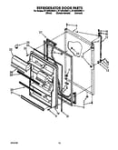 Refrigerator door