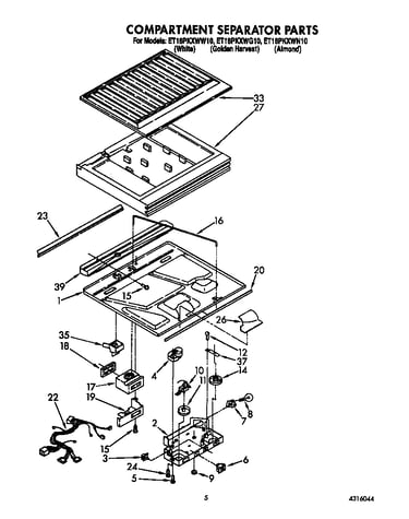 Compartment separator