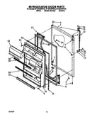 Refrigerator door