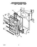 Refrigerator door